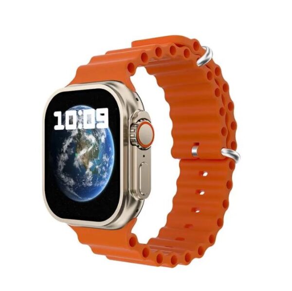 Porodo Blue Supremo Best Smart Watchs with Orange Strap