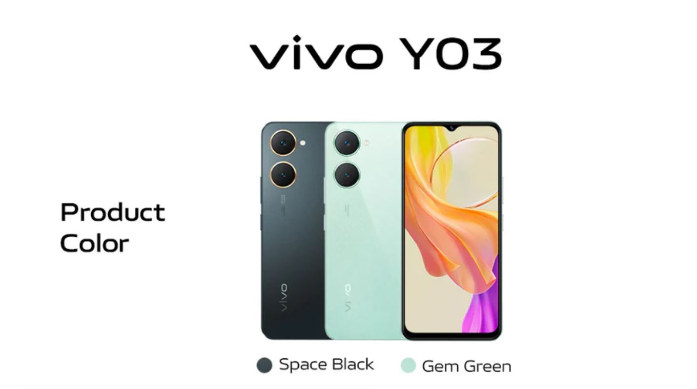 vivo Y03 4G vivo new model Space Black 4GB RAM 128GB 5000Mah vivo phones