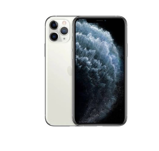 Refurbished iPhone 11 Pro Max in Silver, available for purchase in Dubai and UAE, used iPhone mobiles in Dubai