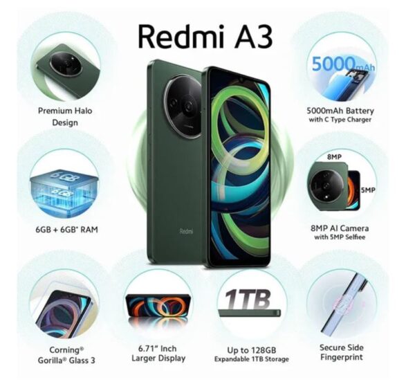 Xiaomi Redmi A3 with Dual Camera System - Capturing Stunning Photos