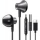High-Quality iPhone earphones with USB-C Connector, Volume Control & Deep Bass