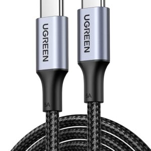 UGREEN 100W TYPE-C CABLE 1MTR BLACK