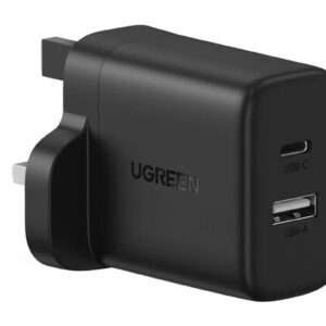 Ugreen Dual Port Wall Charger Black Powerful