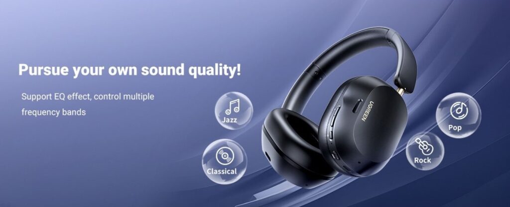 Comfortable noise-cancelling wireless headphone featuring soft ear cushions and premium design