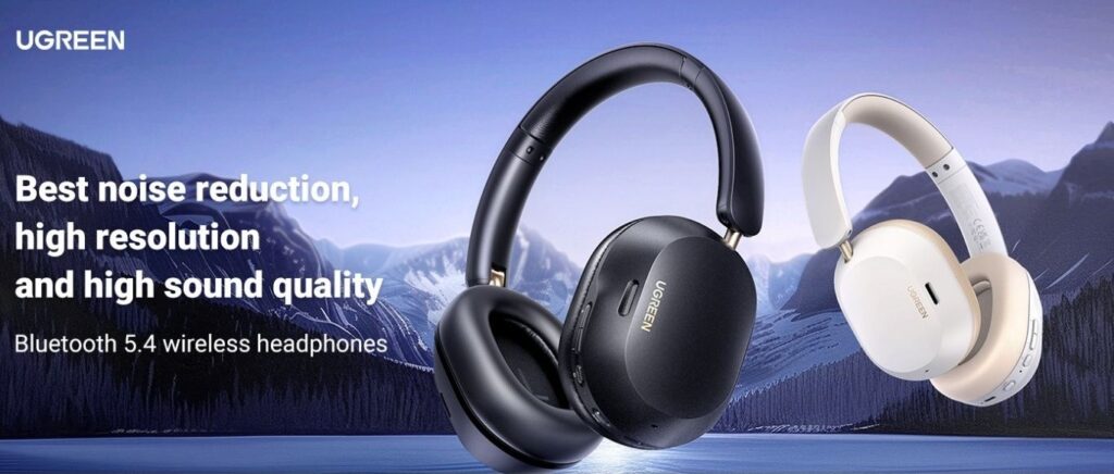 Foldable over-ear Bluetooth wireless headphone ideal for travel, work, and gaming