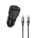 Porodo 95w Car Charger with Usb-C Cab