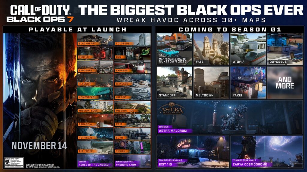 Experience intense tactical missions and multiplayer battles in COD Black Ops 7
