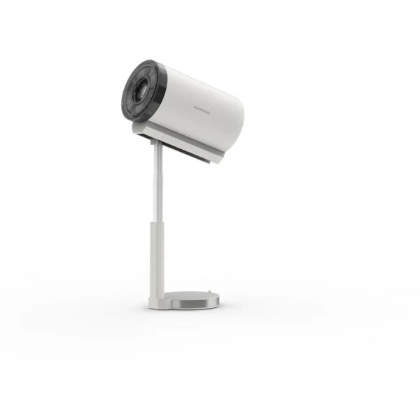 Smart projector by Porodo with Android TV, wireless screen mirroring, and adjustable stand for home entertainment