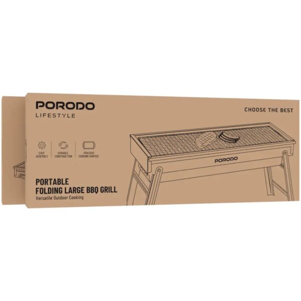 Folding BBQ Grill – Large Portable Outdoor Grilling Solution