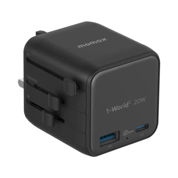 Ultimate GaN Charger Travel Adapter with 20W Fast Charging Power