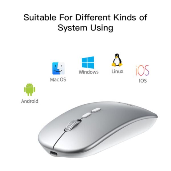 Premium Slim Wireless Mouse with Ergonomic Lightweight Design