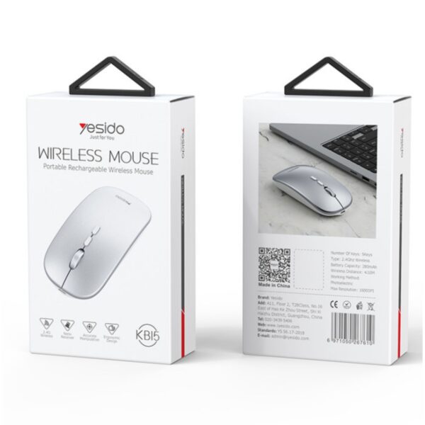 Premium Slim Wireless Mouse with Ergonomic Lightweight Design