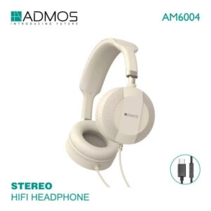 ADMOS AM6004 Type‑C Wired Headphones with HiFi Stereo Sound and Comfortable Design