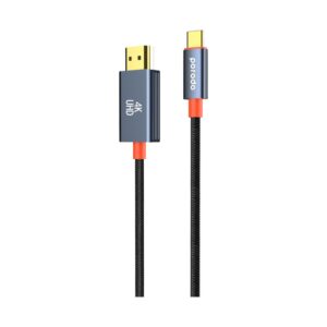 HDMI to Type C cable by Porodo for laptops TVs and monitors