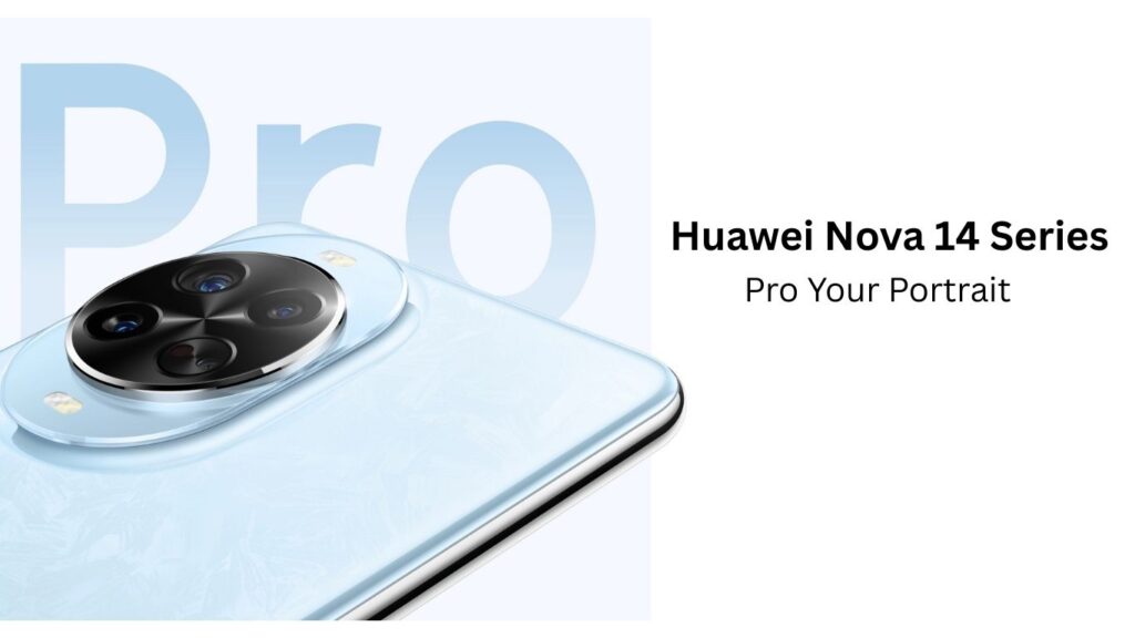 Huawei nova 14 smartphone displaying EMUI interface