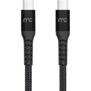 Type C cable USB-C to USB-C 1.2M black for fast charging and data sync