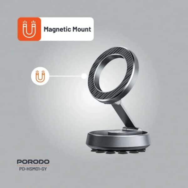 Mount MagSafe Duo Magnetic & Suction Phone Holder – Front View