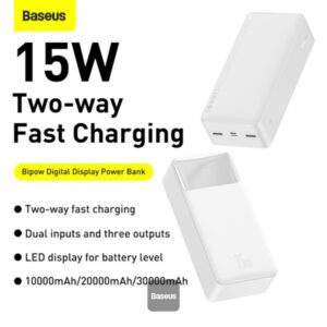 Power Bank 30000mAh with Massive High-Capacity Battery Backup
