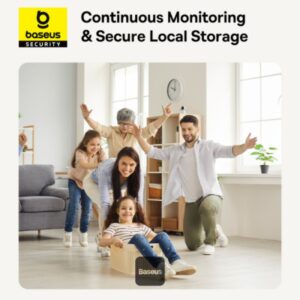 Smart Security Camera for Home with 3MP High-Resolution Lens