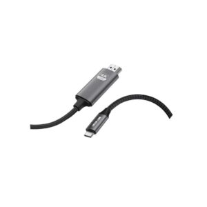 Type C to HDMI cable 4K ultra HD display black