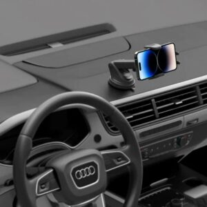 Universal Car Mount with Strong Grip for Safe & Hands-Free Driving