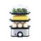 Vegetable steamer 3 tier electric healthy cooking appliance